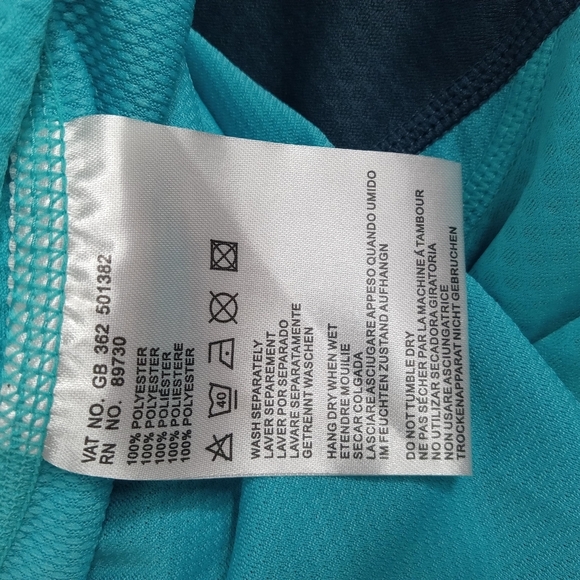 Mizuno Blue and Teal Athletic Shirt WOMEN'S SIZE MED. NWT - Picture 15 of 16